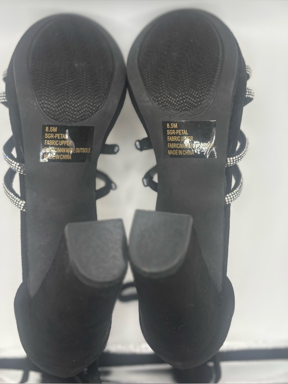 Sugar Petal Women’s High Heels Black Size 8.5 - Picture 6 of 10